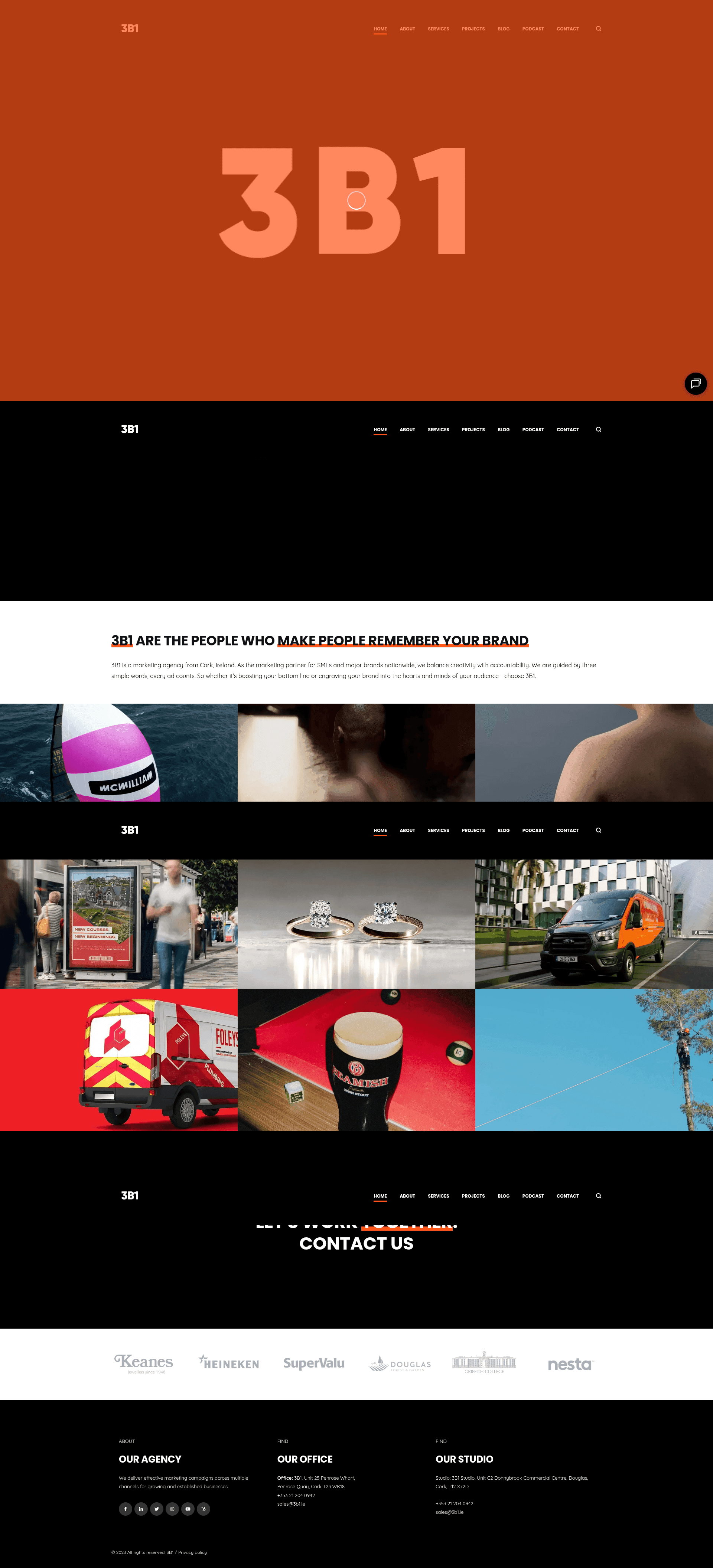 3B1 website screenshot