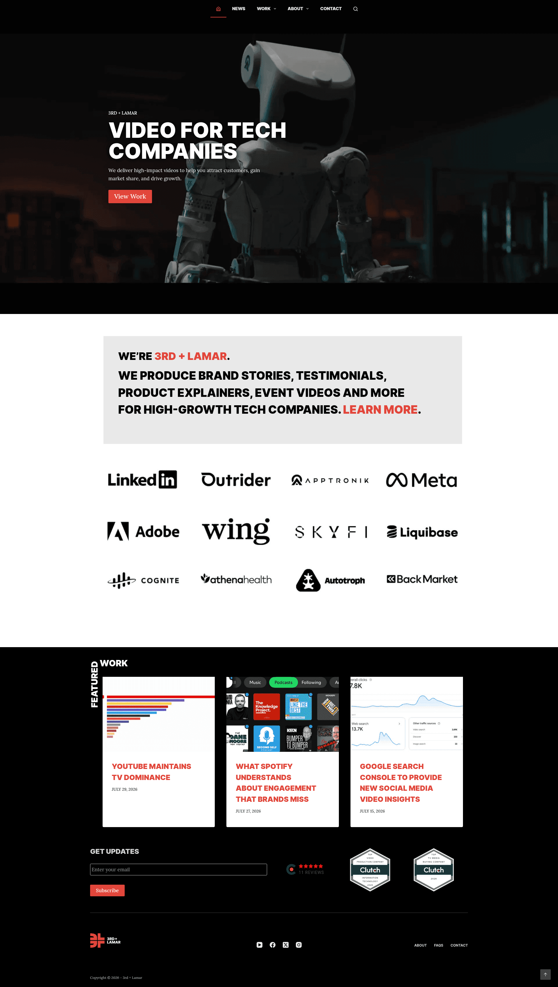 3rd + Lamar website screenshot