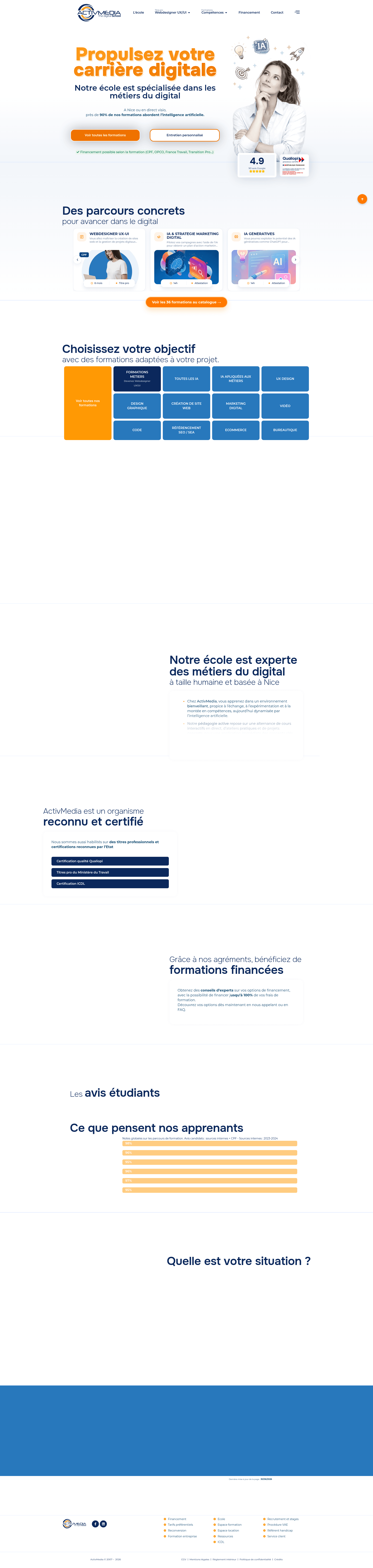 Activmedia website screenshot
