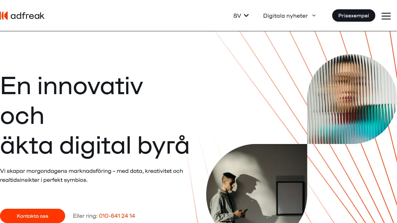 Adfreak website screenshot