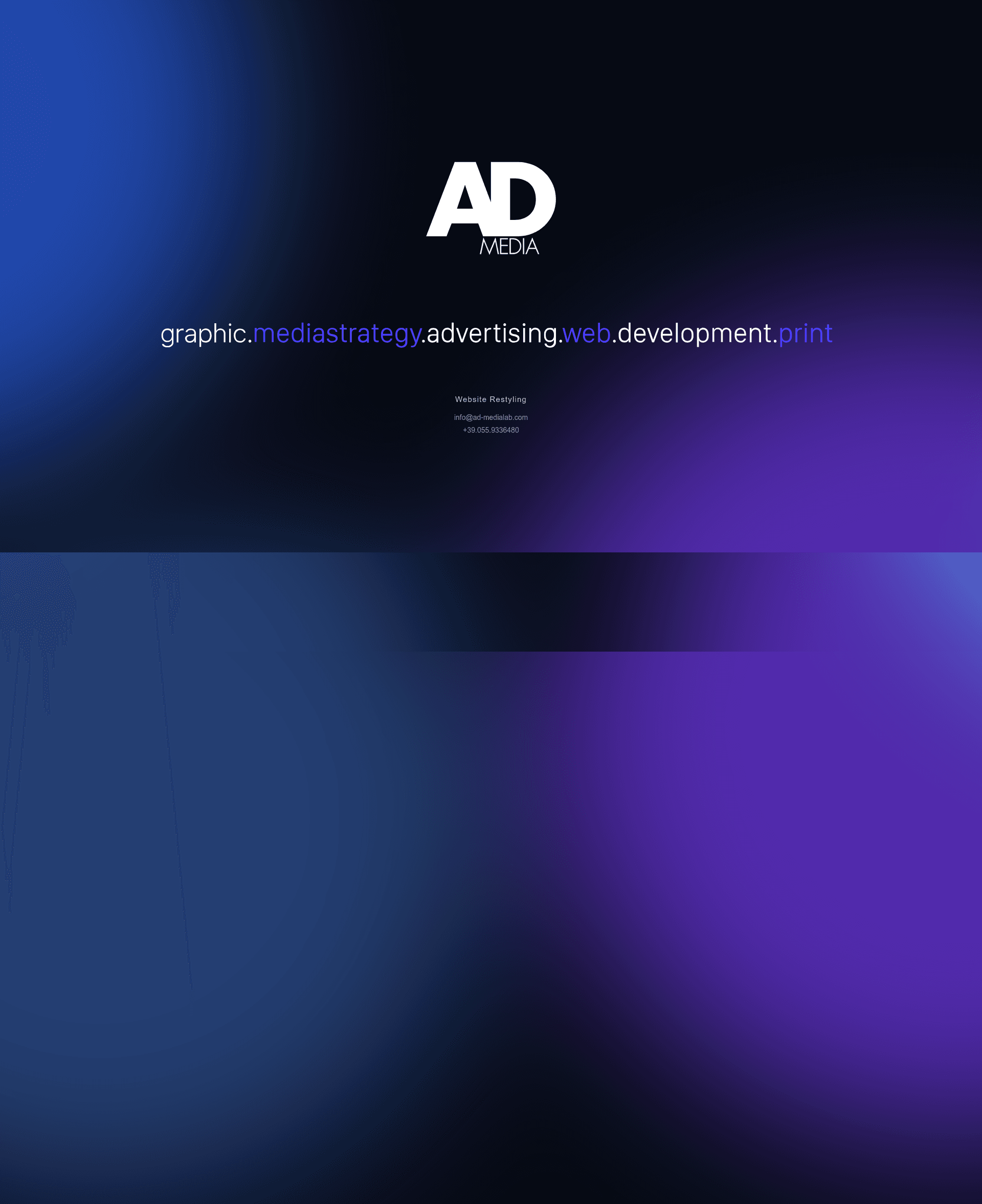 Admedia website screenshot