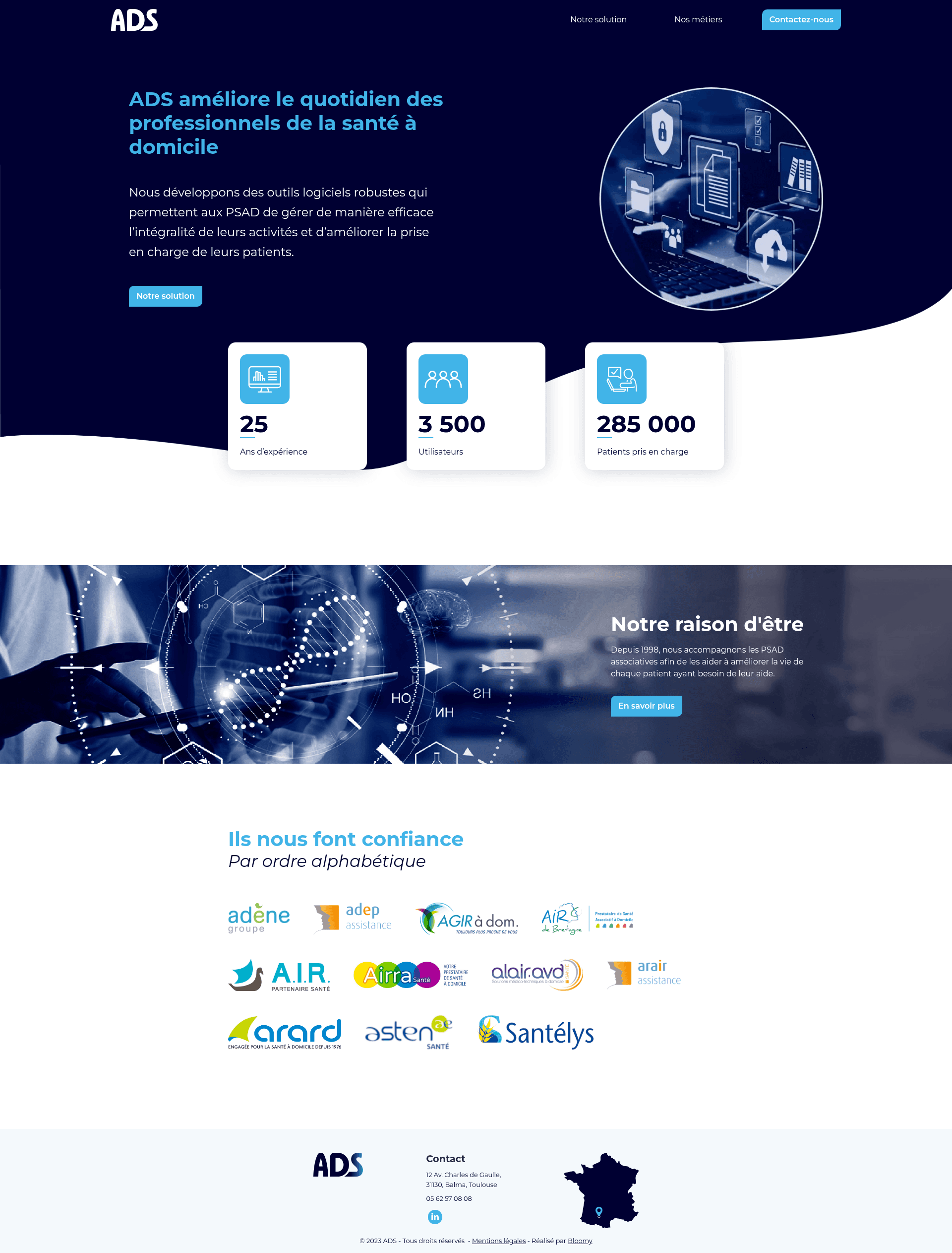Ads website screenshot