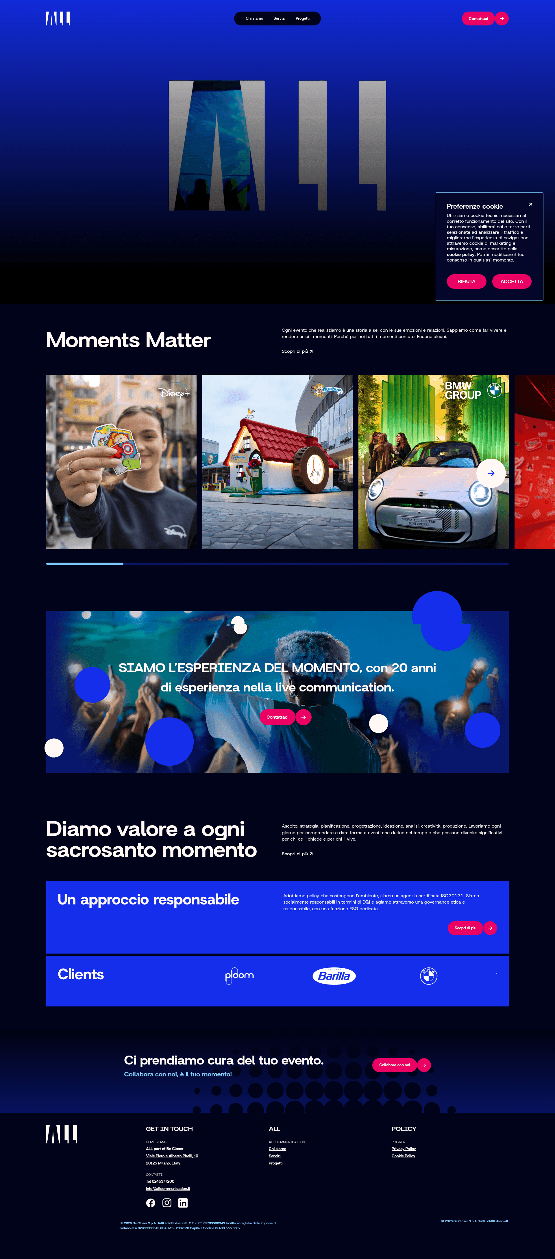 All website screenshot
