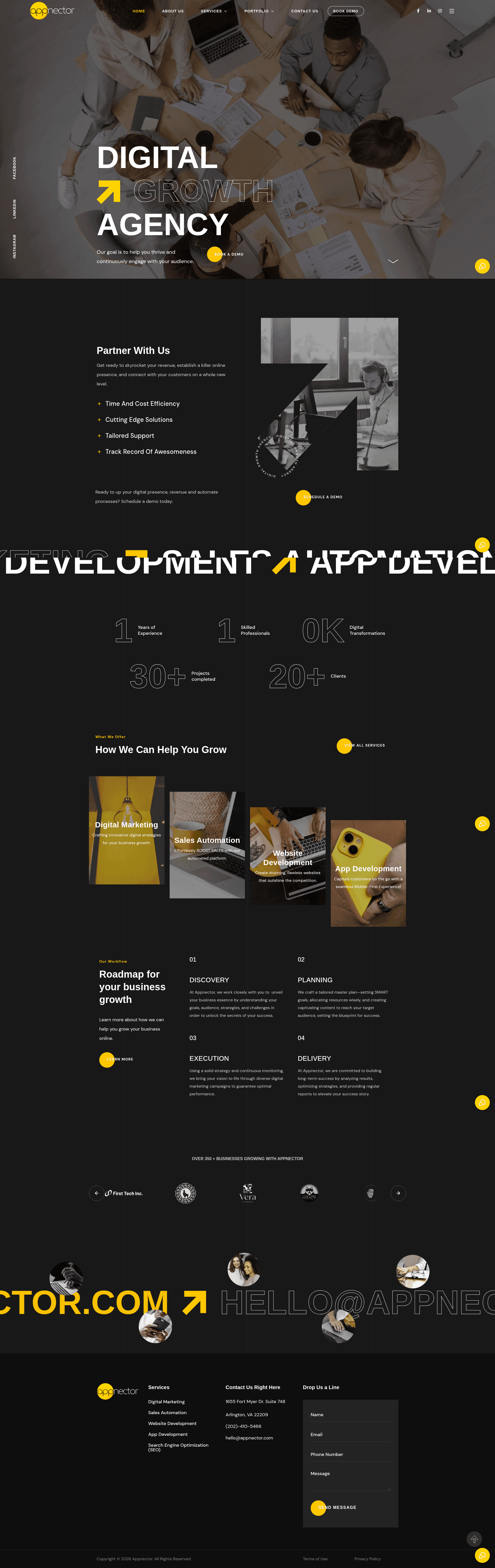 Appnector website screenshot