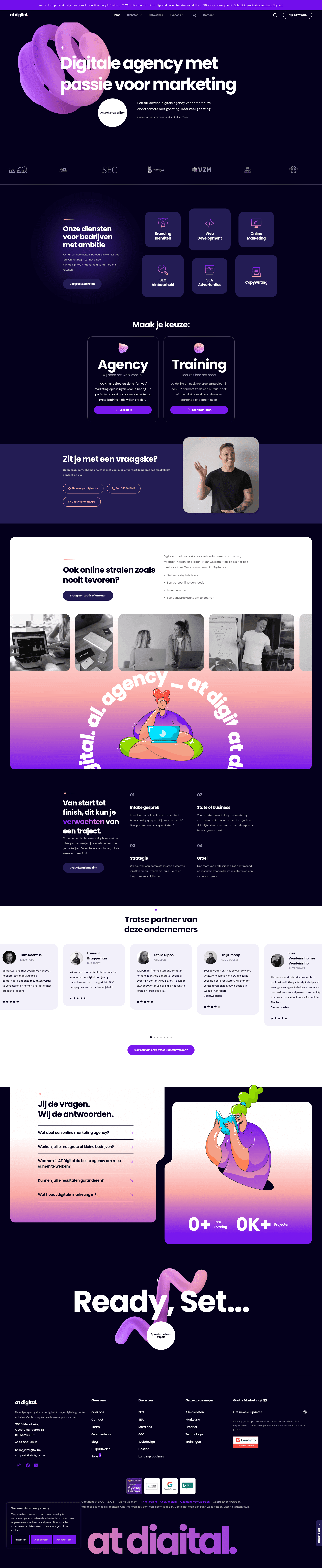 AT Digital website screenshot