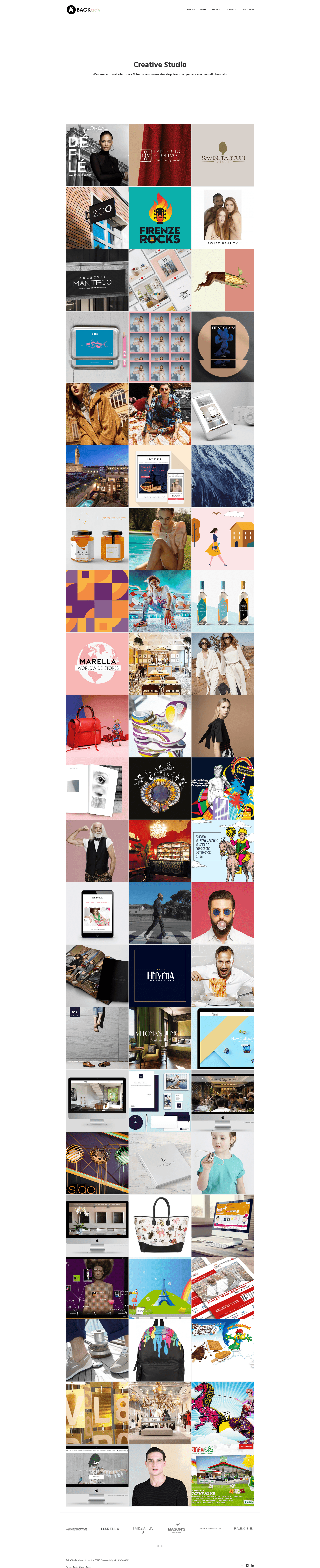 BACKadv website screenshot