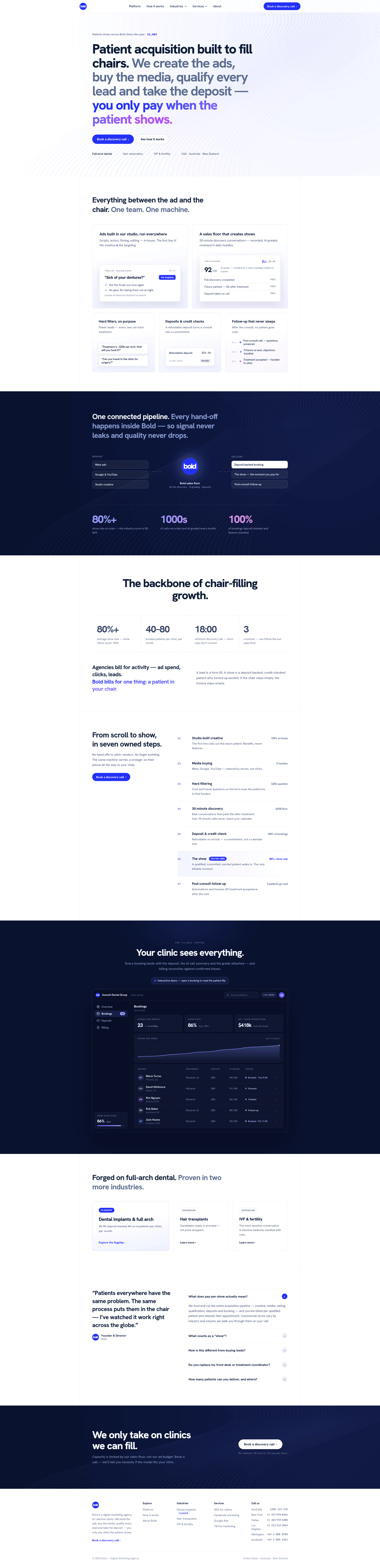 Bold website screenshot