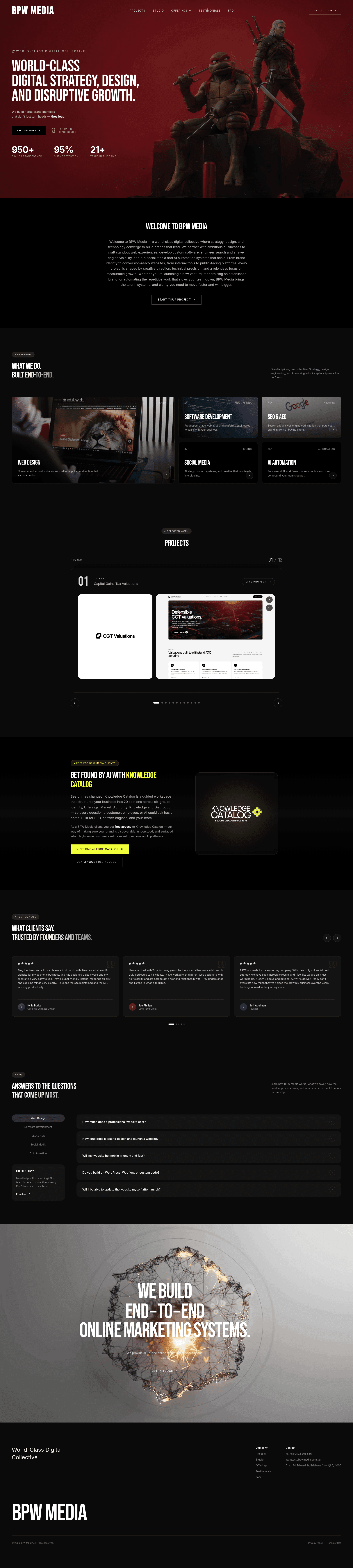 bpwmedia website screenshot