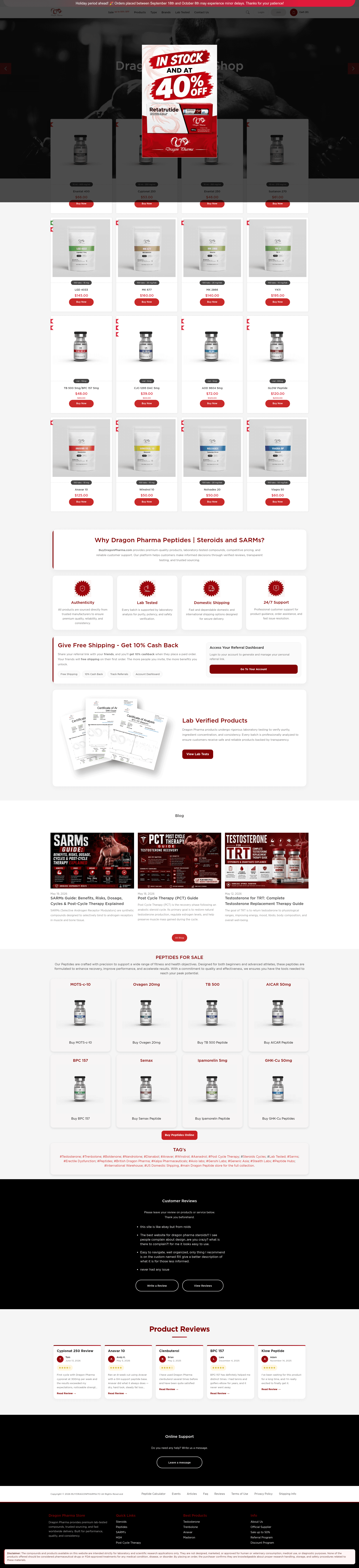 BuyDragonPharma website screenshot
