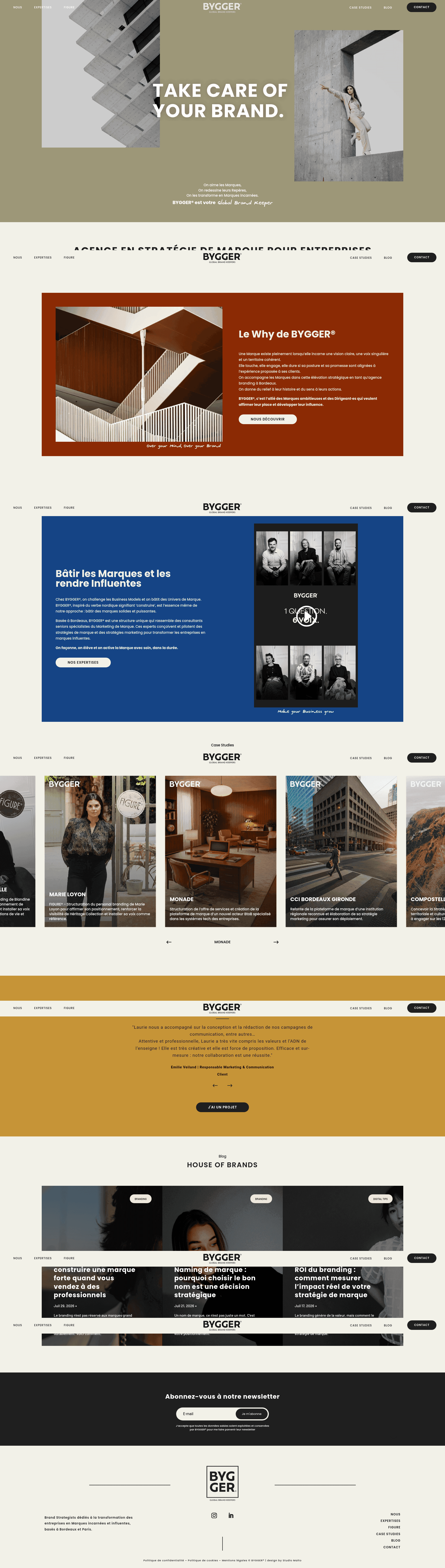 Bygger website screenshot