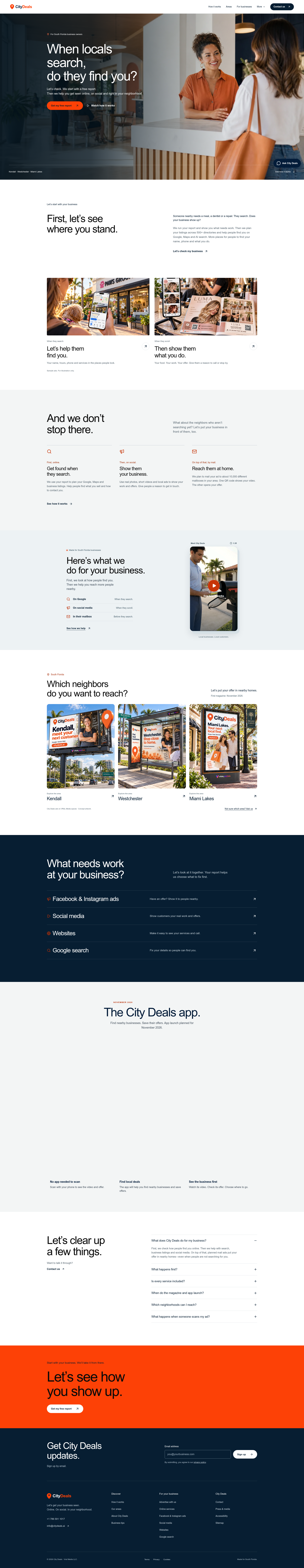 City Deals website screenshot