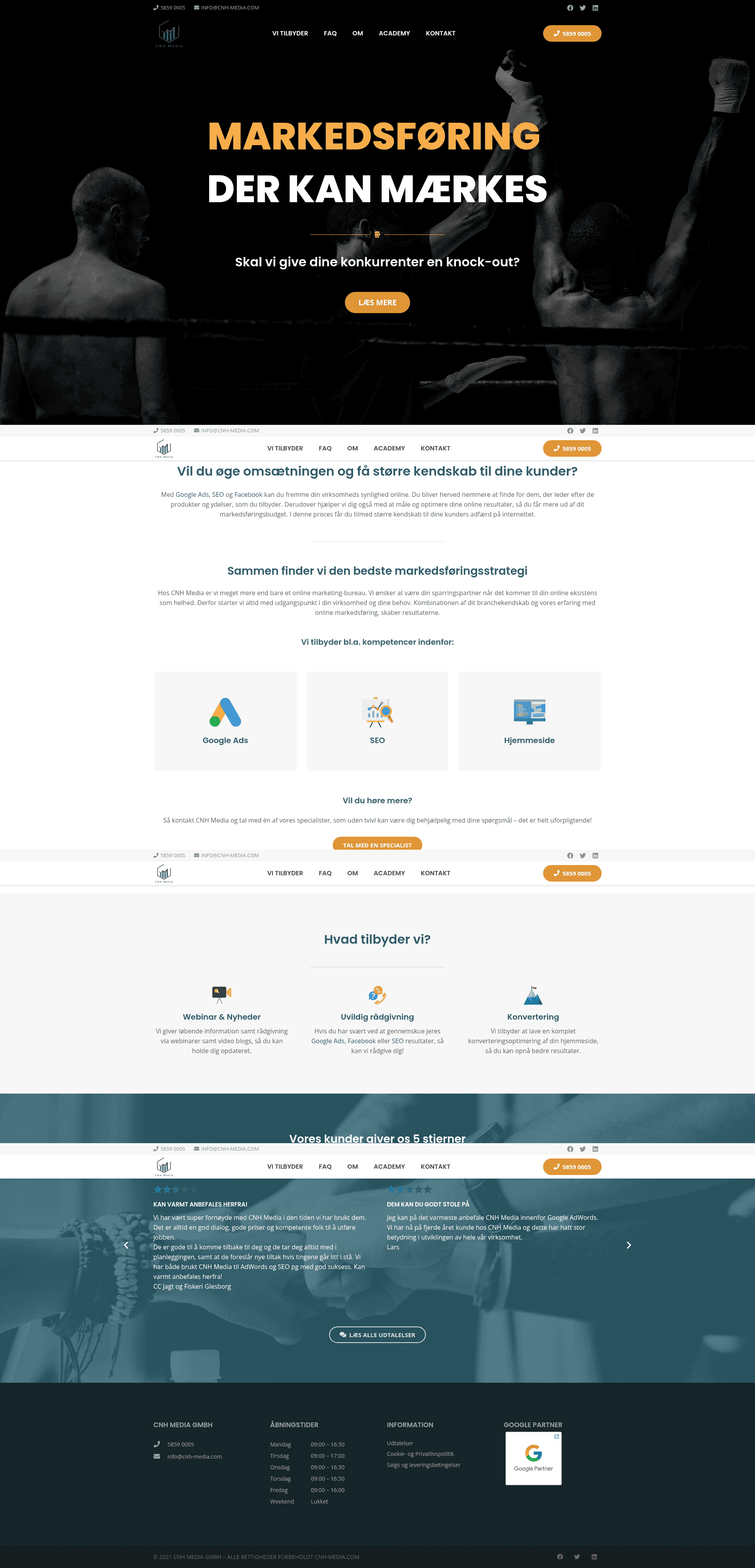 CNH Media website screenshot