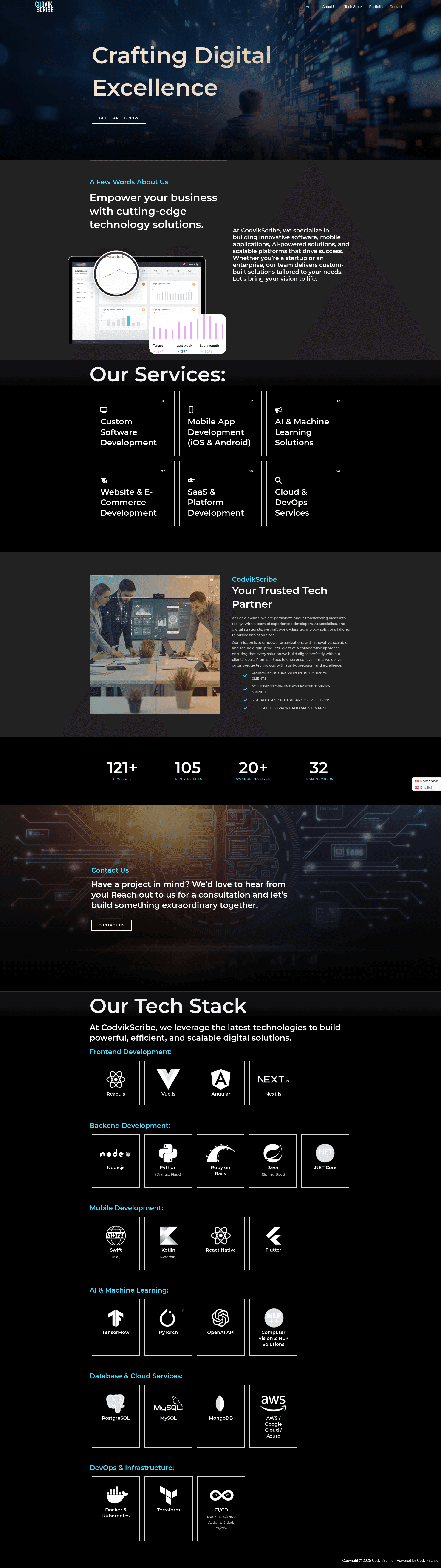 CodvikScribe website screenshot
