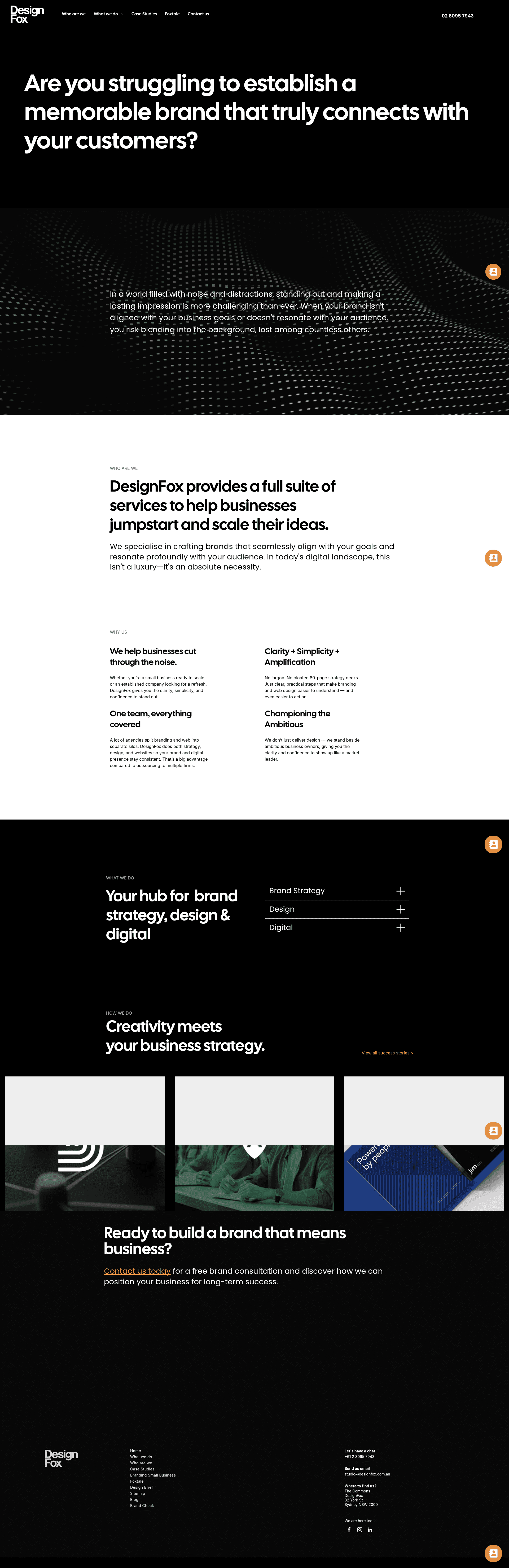 DesignFox website screenshot
