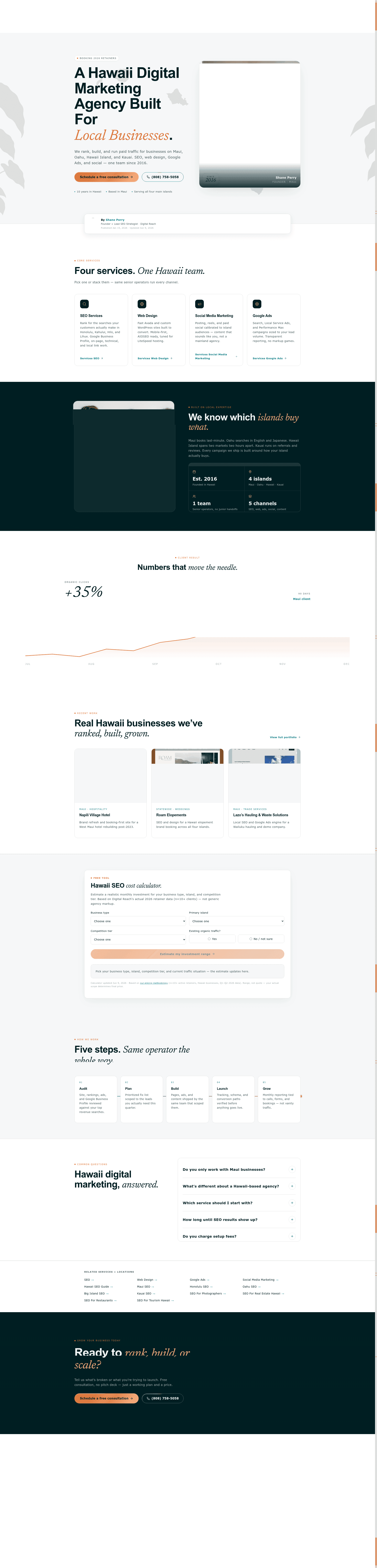 Digital Reach website screenshot