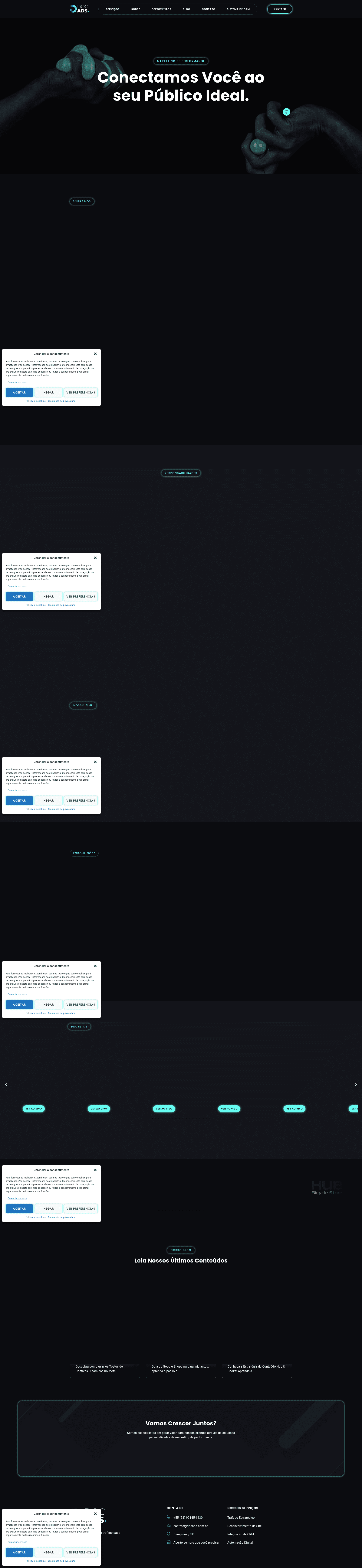Docads website screenshot