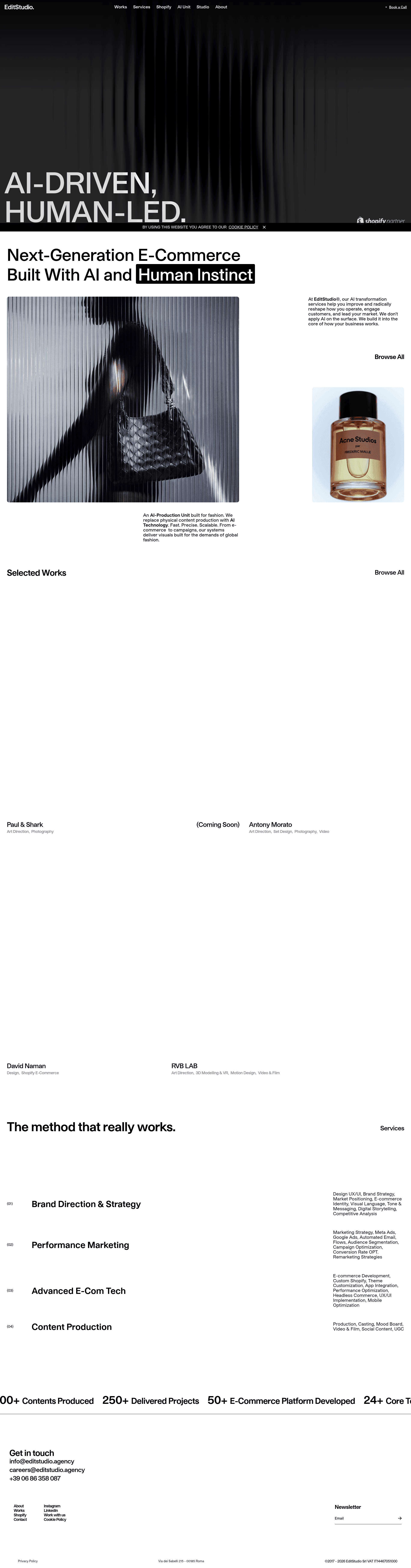 EditStudio. website screenshot