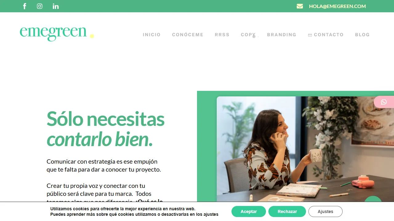 Screenshot of Emegreen