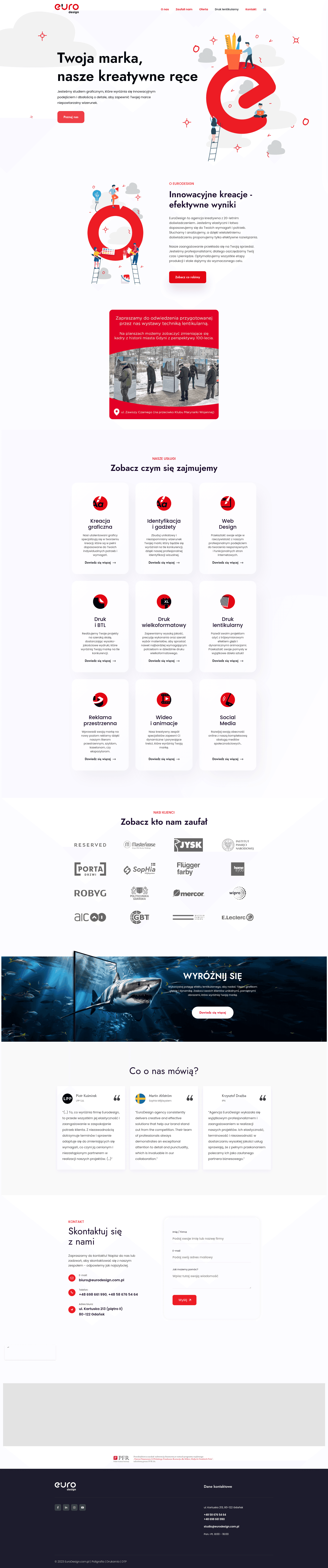 EuroDesign website screenshot