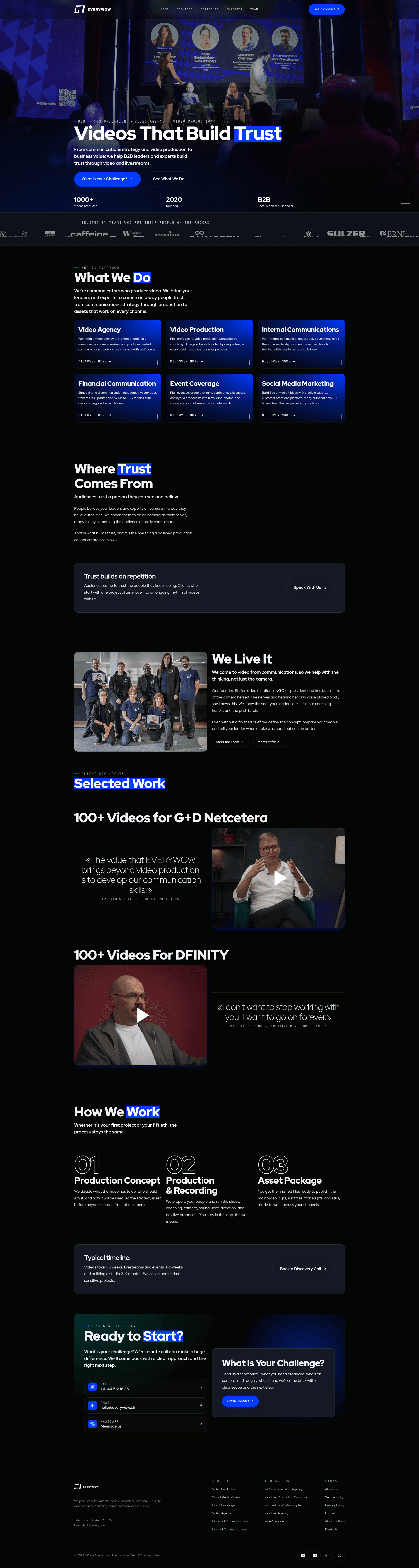 Everywow website screenshot