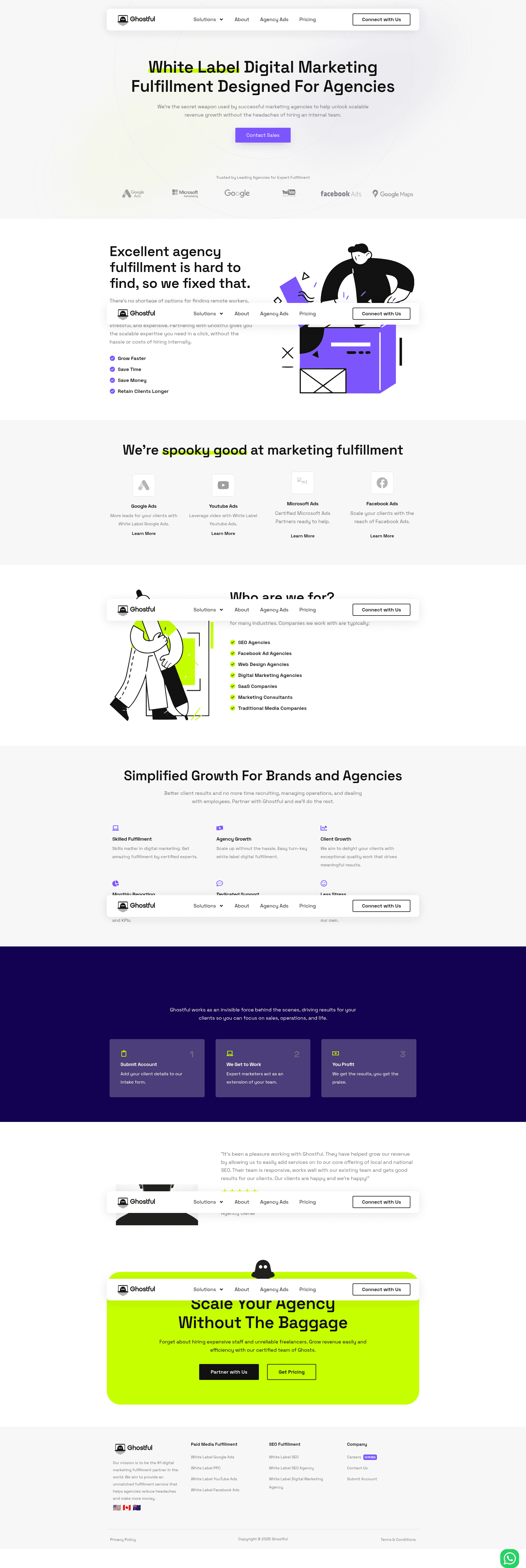 Ghostful website screenshot
