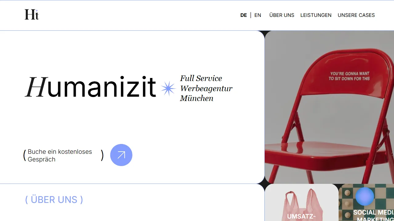 Humanizit website screenshot