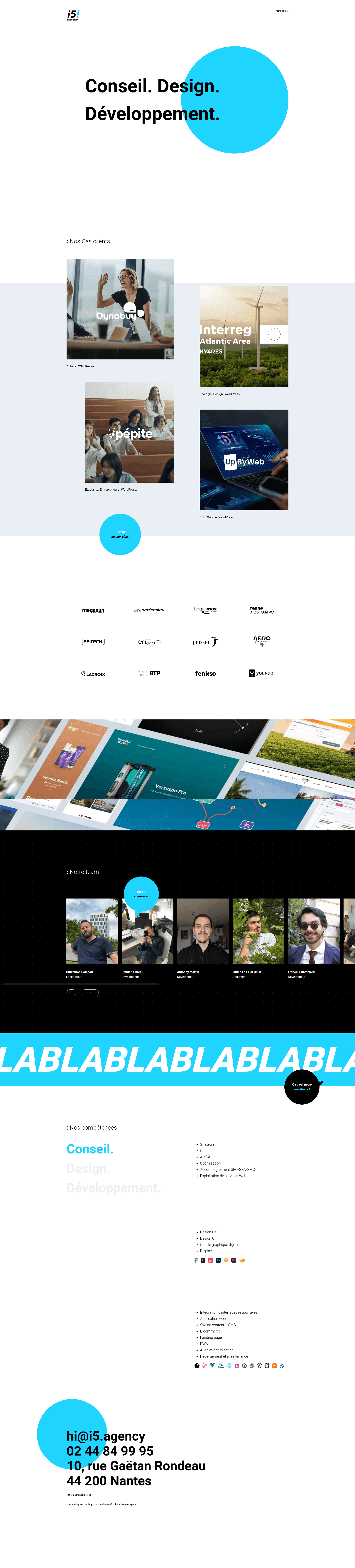 i5 Agency website screenshot