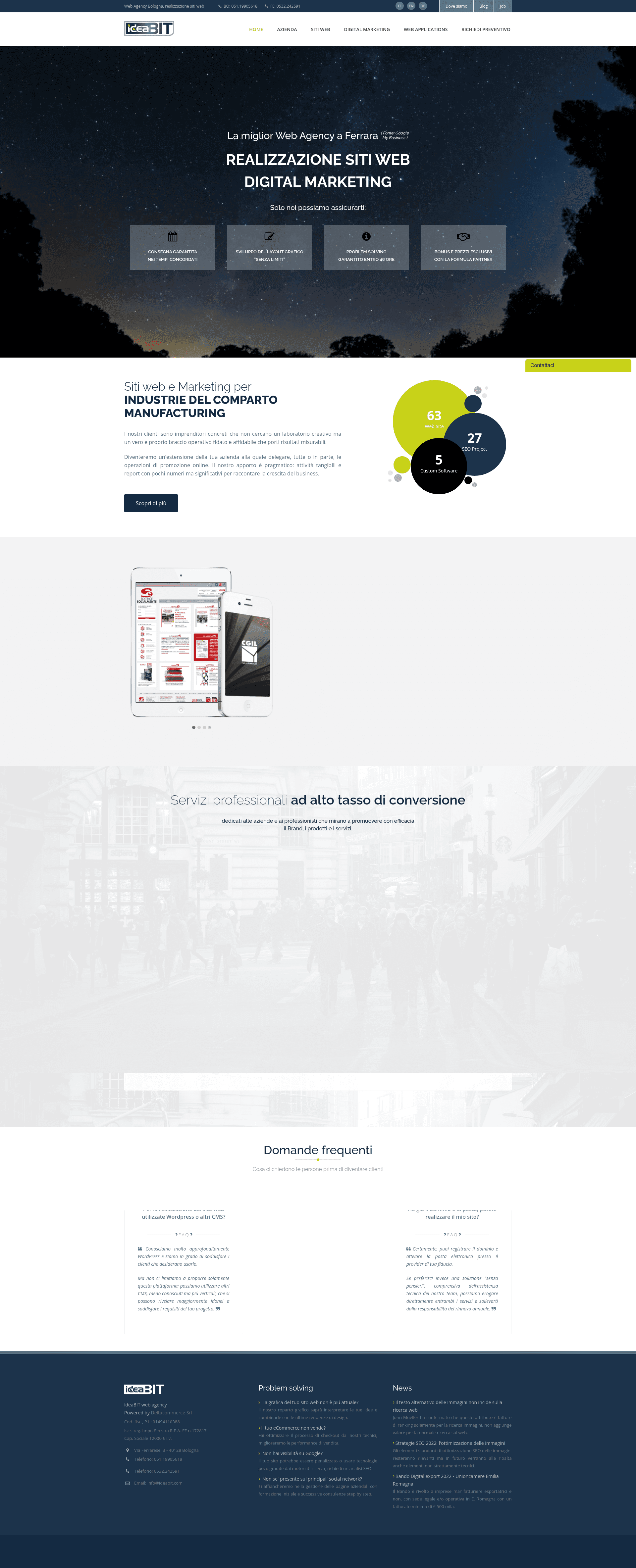 ideaBIT website screenshot