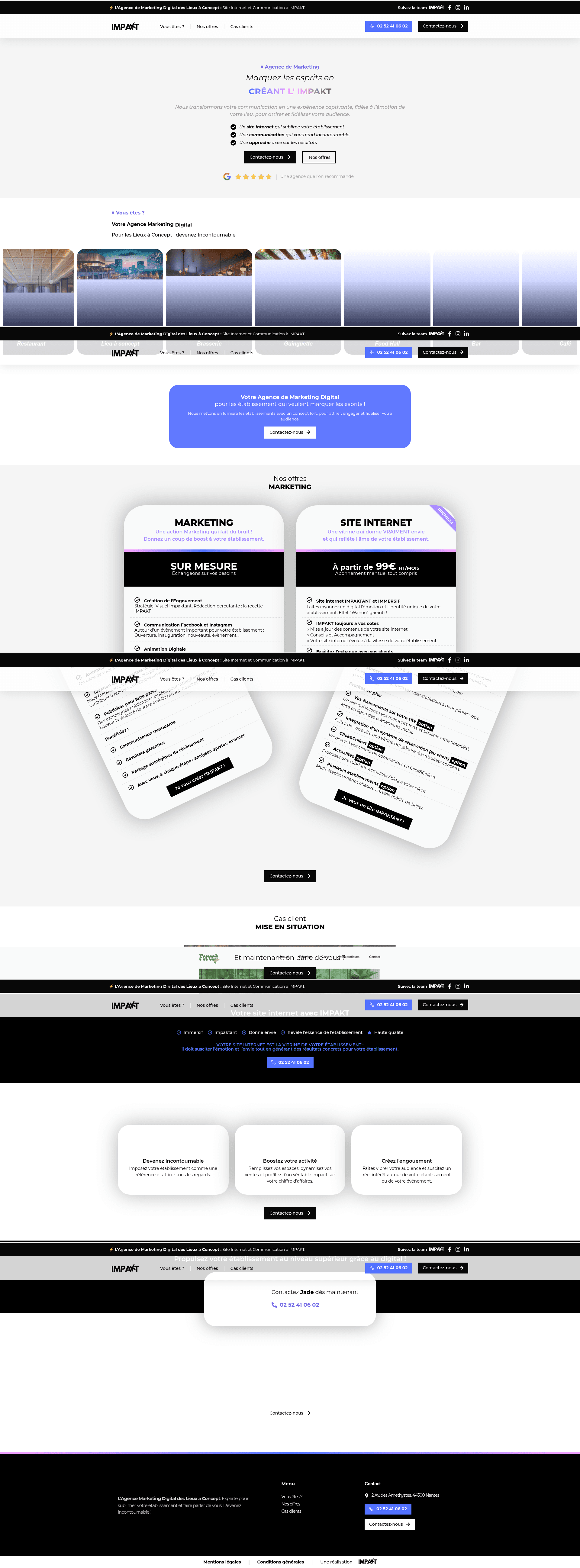 Impakt website screenshot