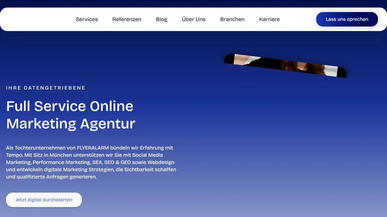 Screenshot of INAI GmbH