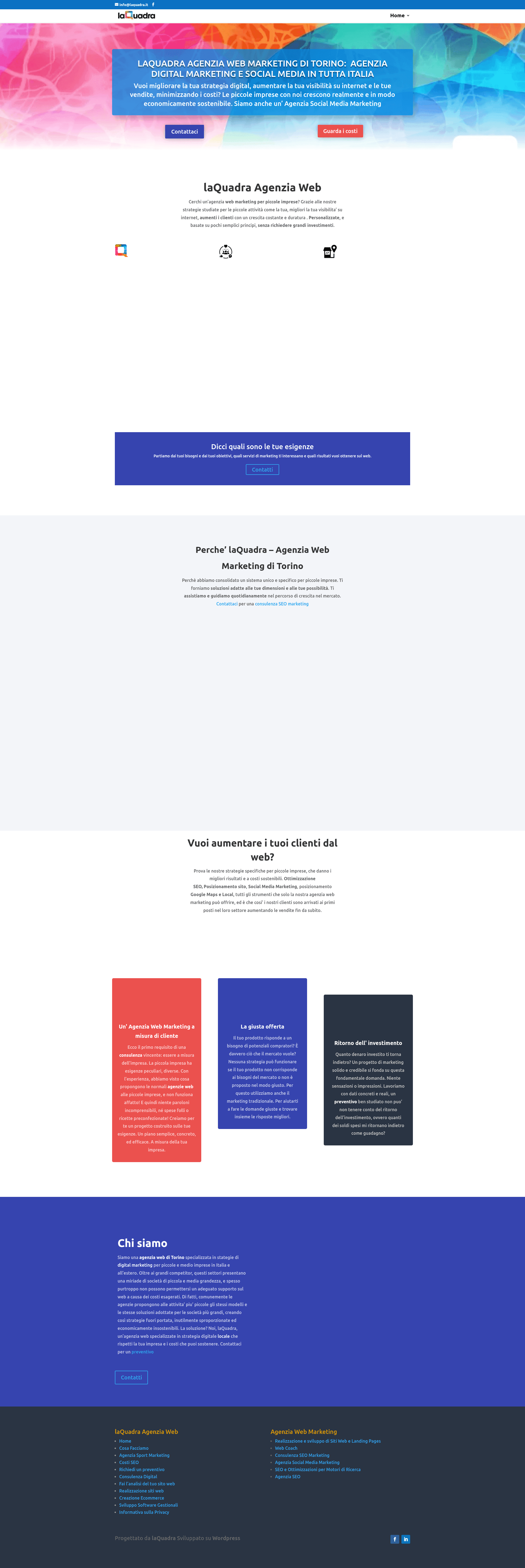laQuadra website screenshot