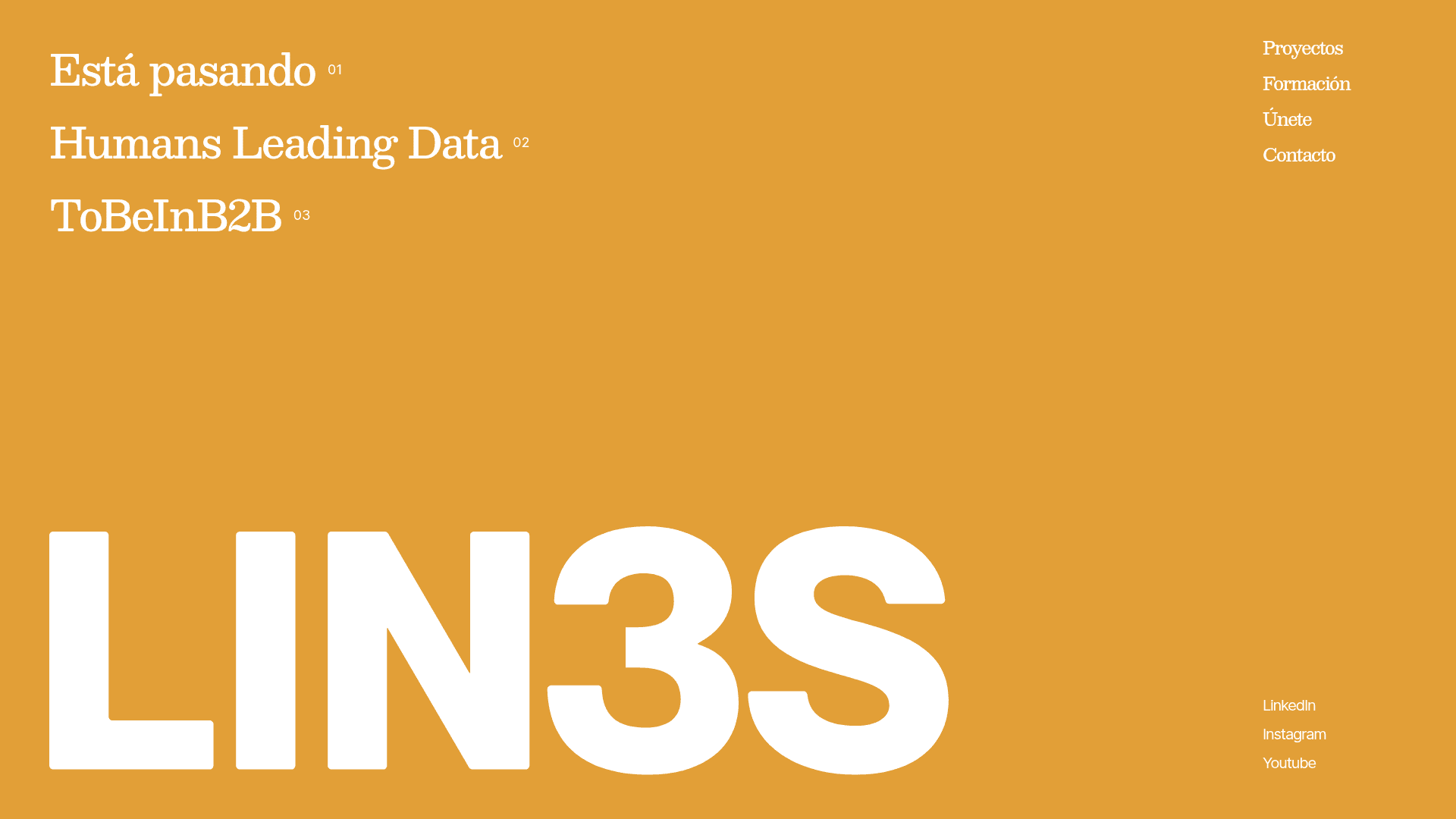 Lin3s website screenshot