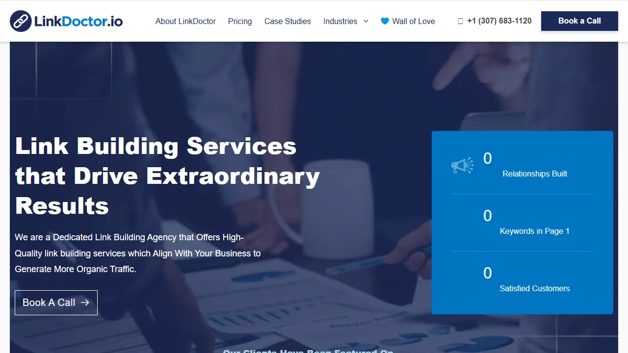 LinkDoctor website screenshot