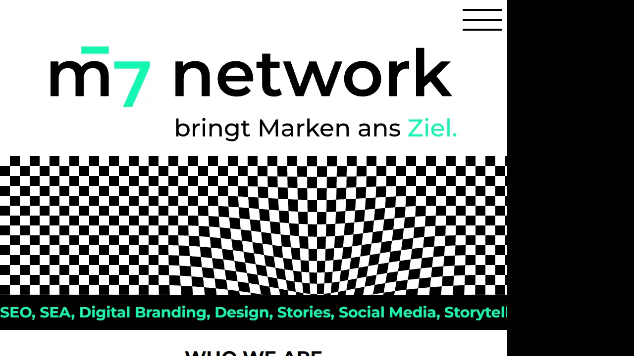 m'7 website screenshot