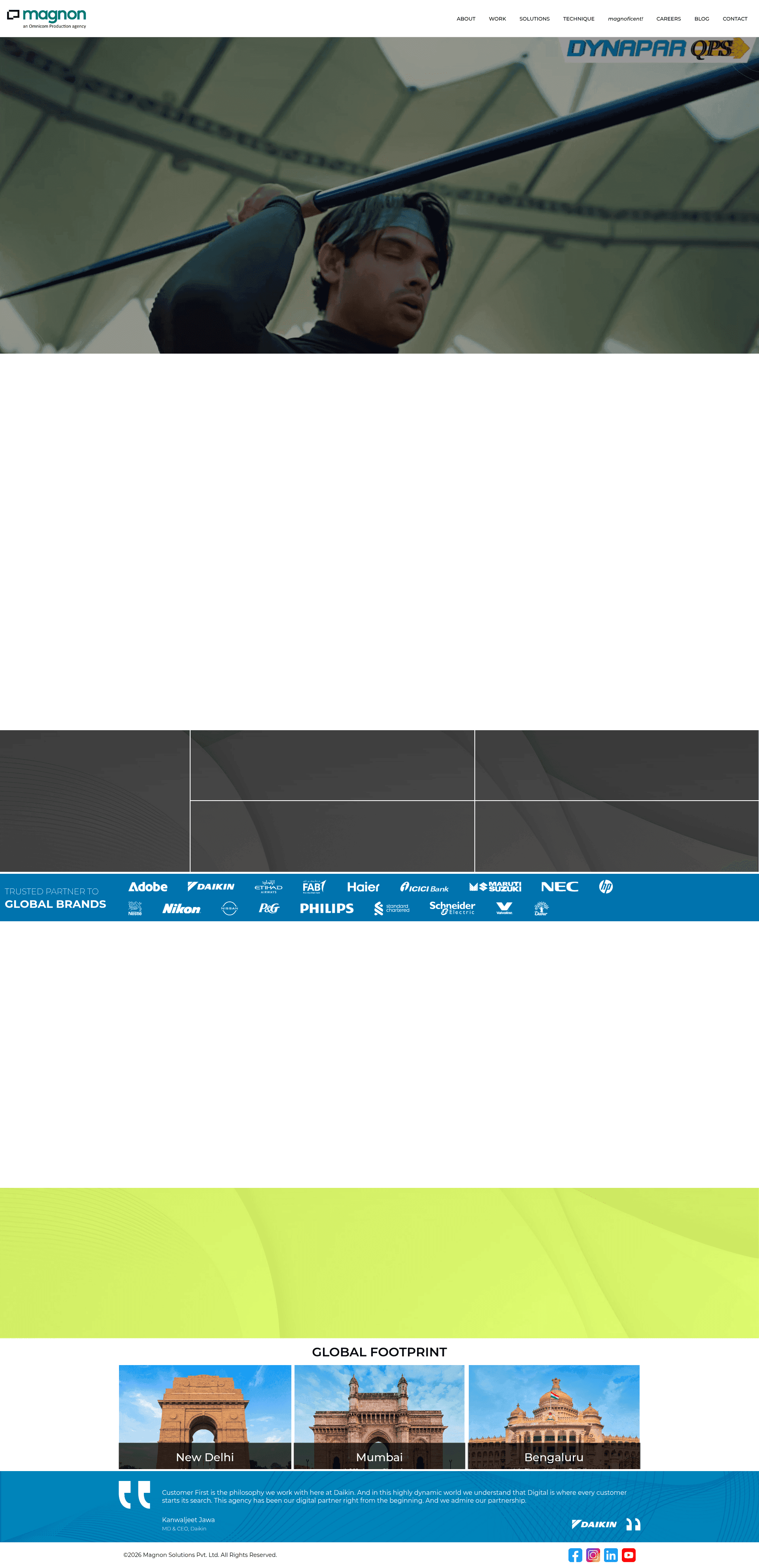 Magnon group website screenshot
