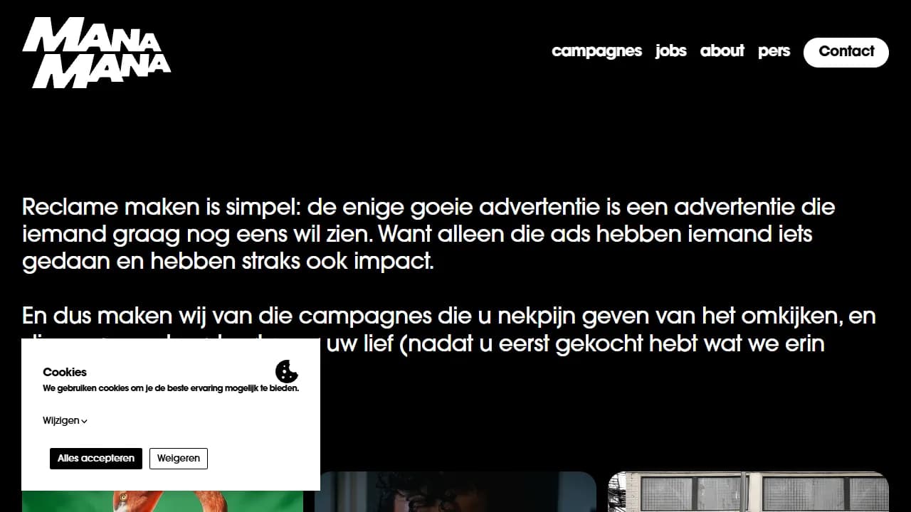 Screenshot of Manamana