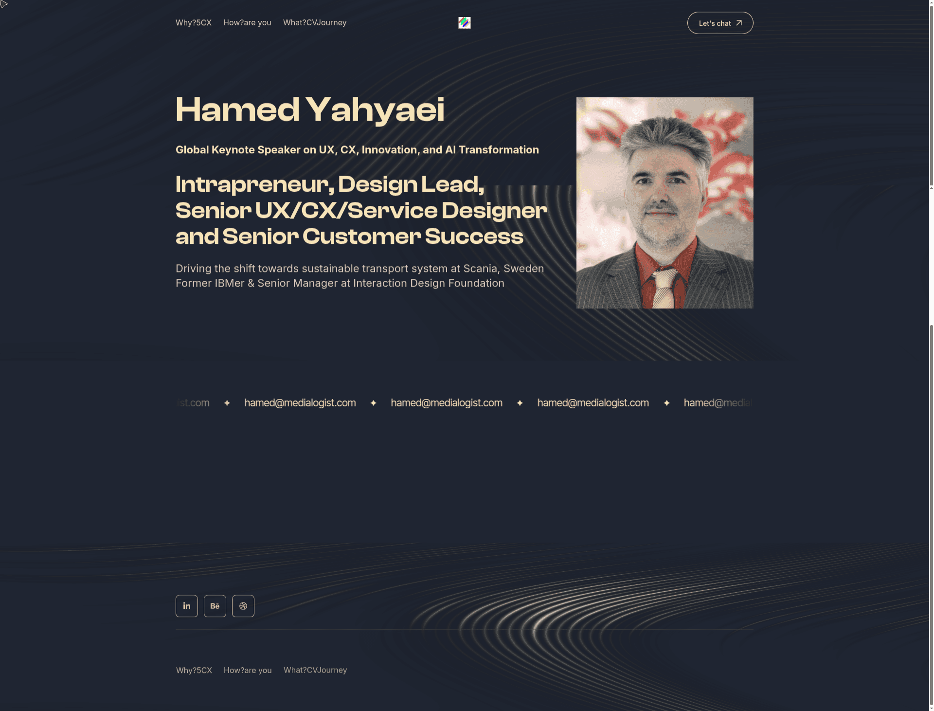 Medialogist website screenshot