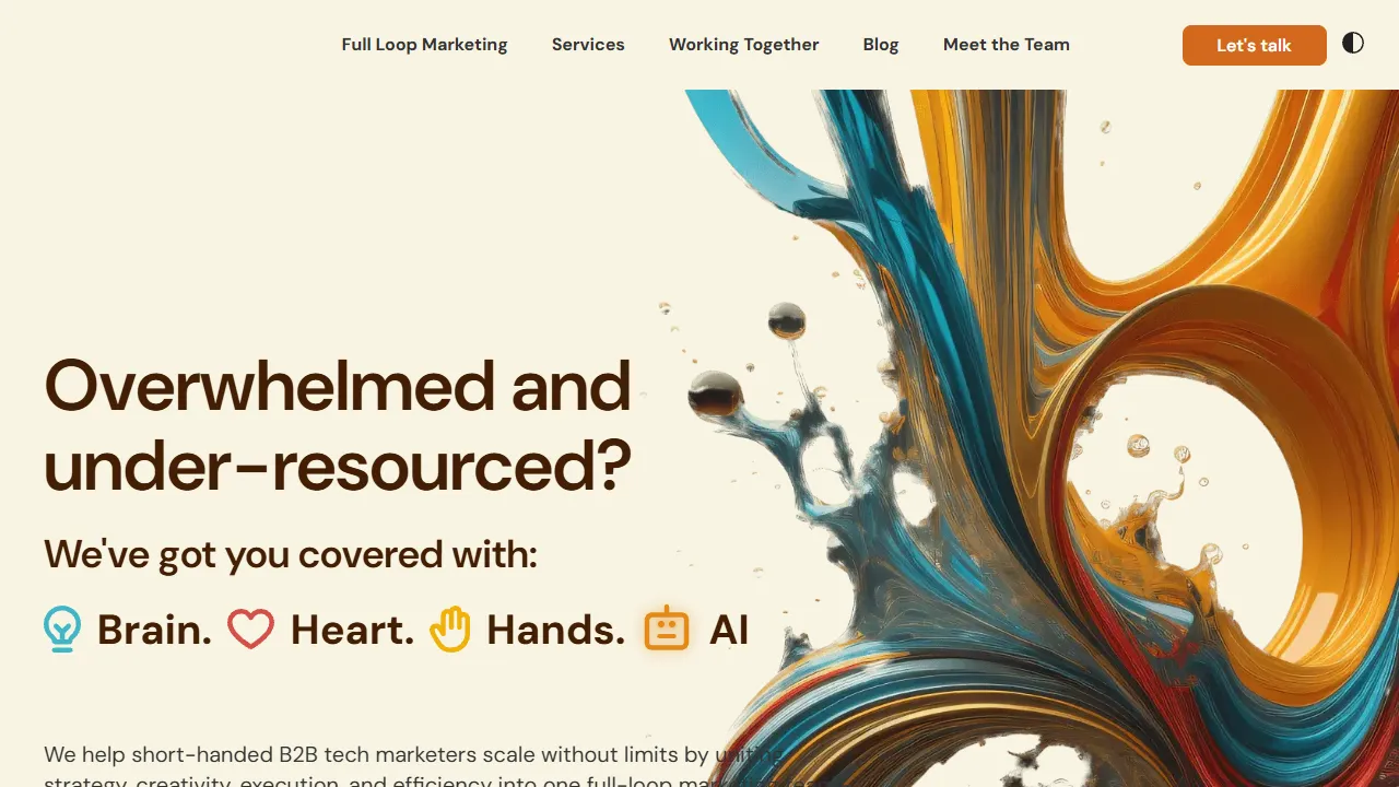 MTR Marketing website screenshot