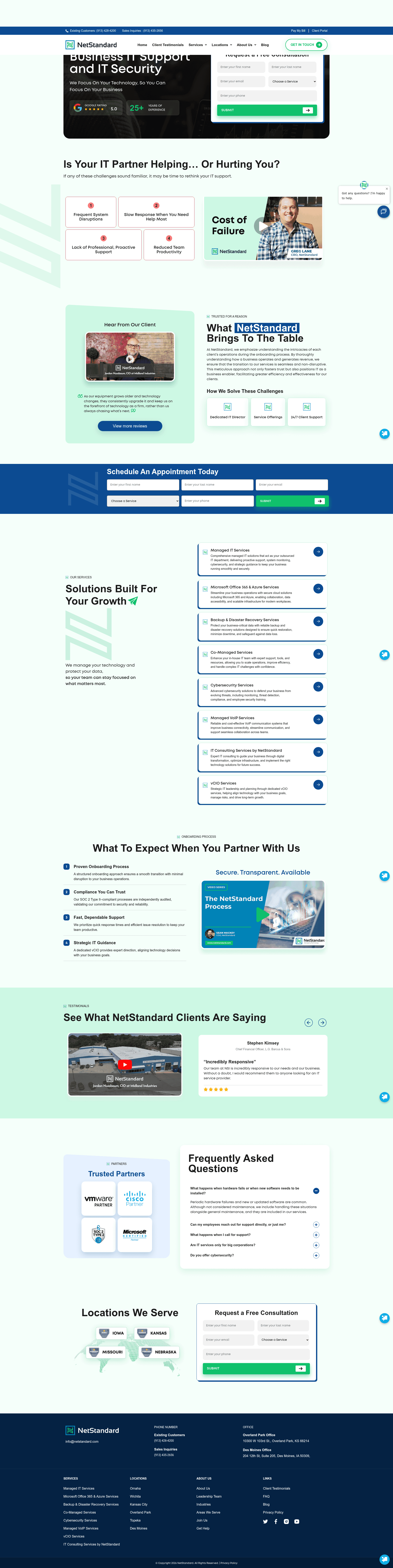 NetStandard website screenshot