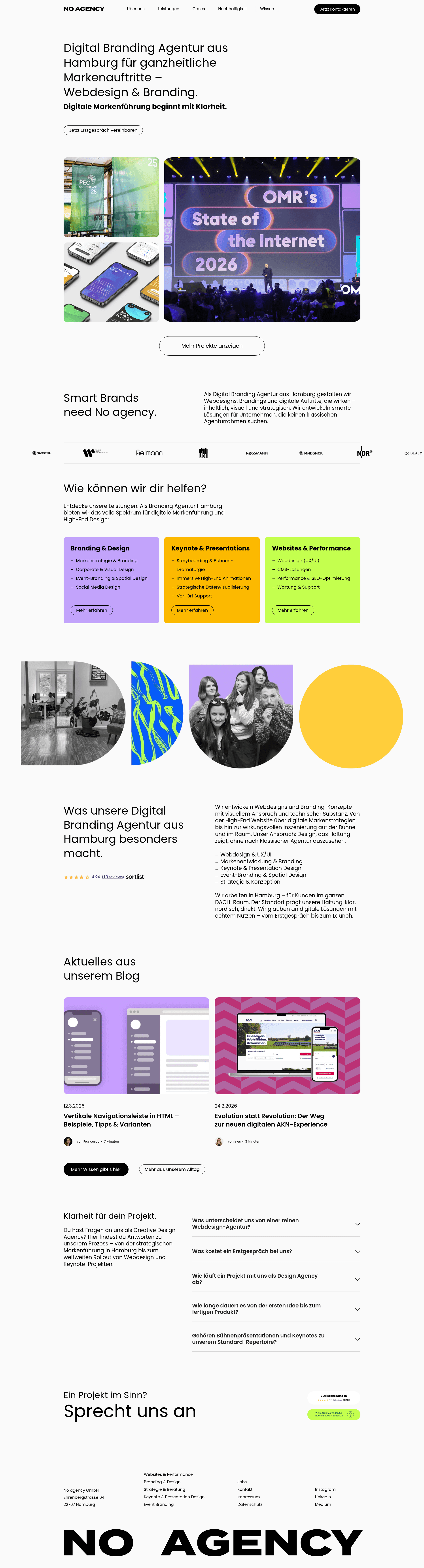 No agency website screenshot