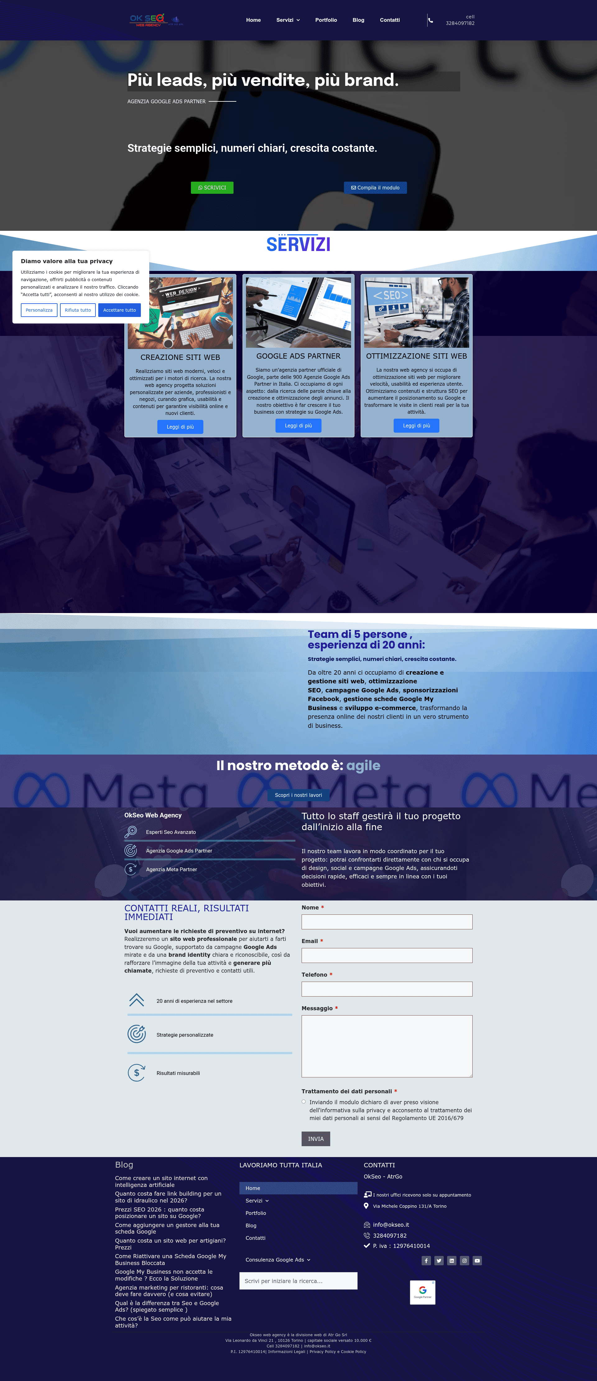 Okseo website screenshot