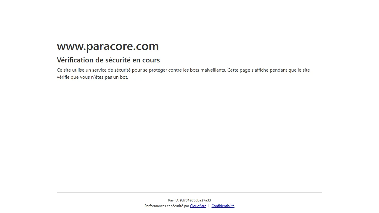 Screenshot of ParaCore