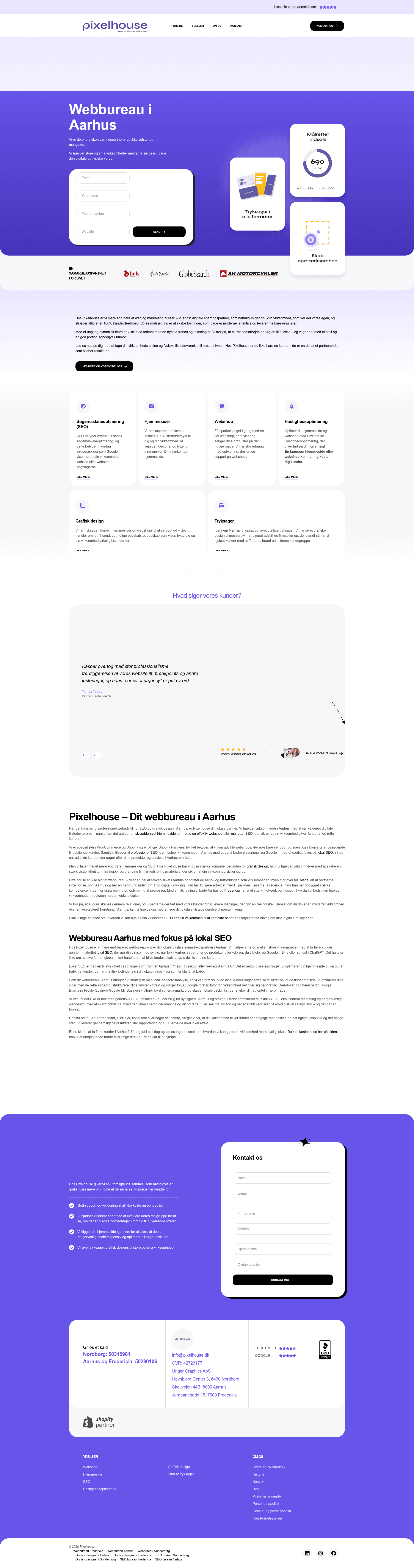 Pixelhouse website screenshot