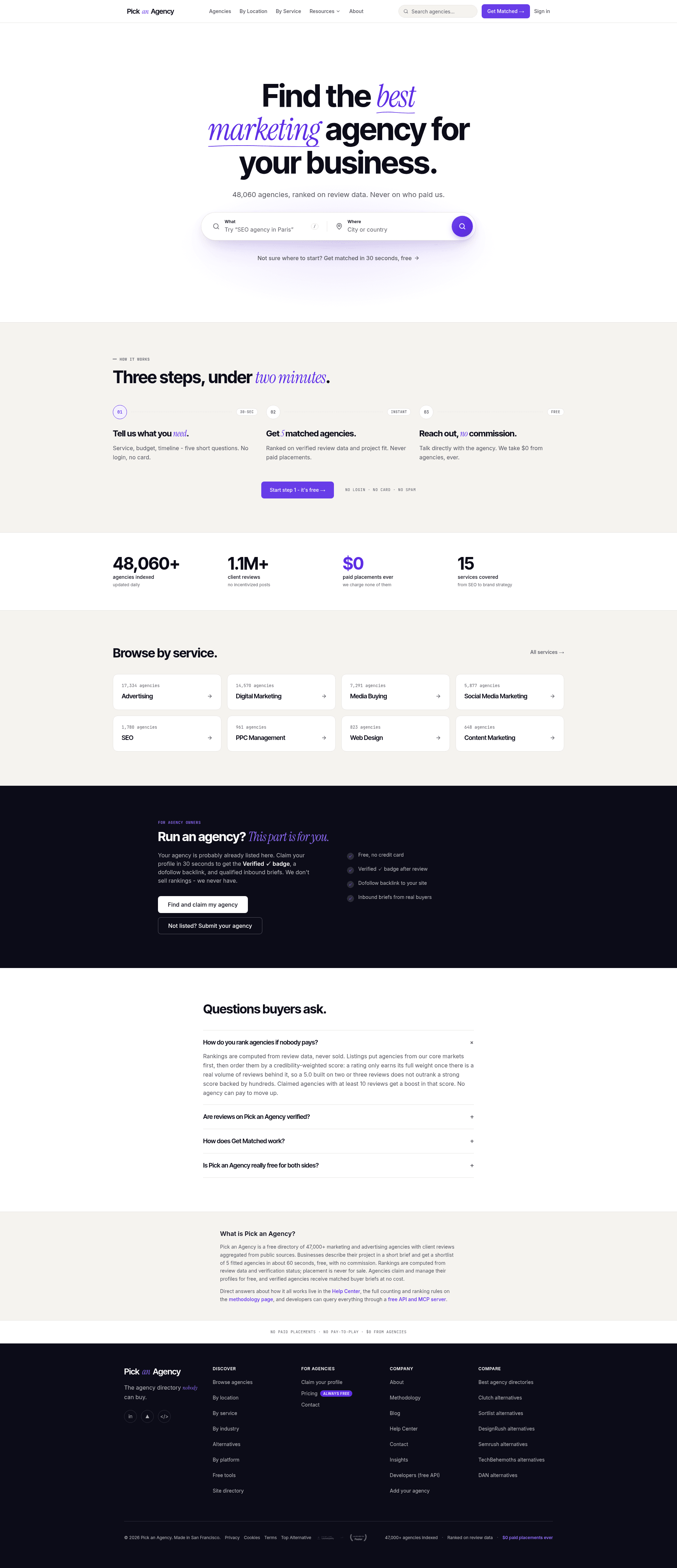 Raymond Ellis website screenshot