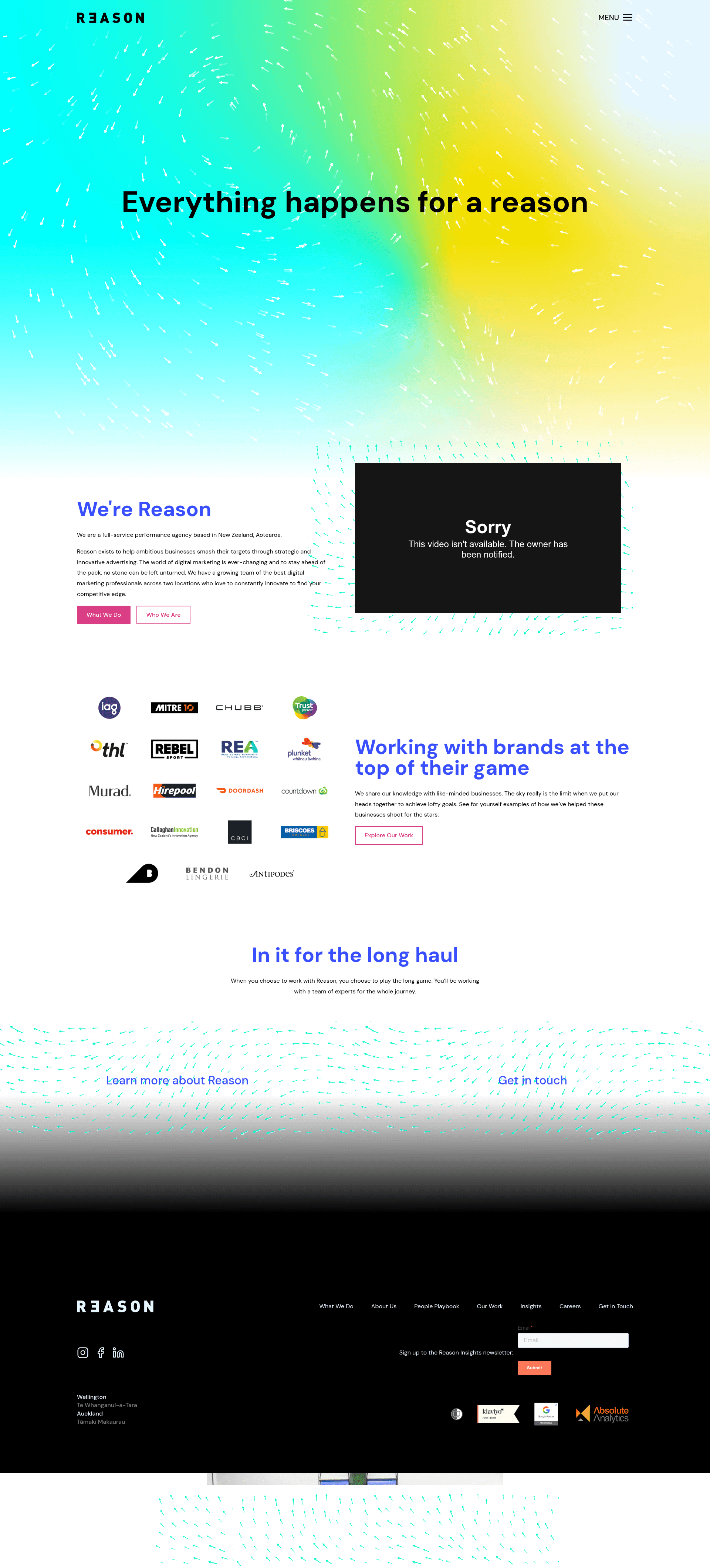 Reason website screenshot