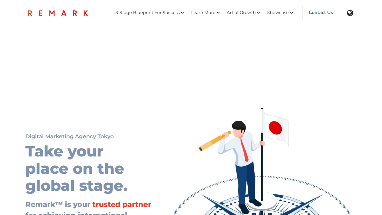 Remark website screenshot