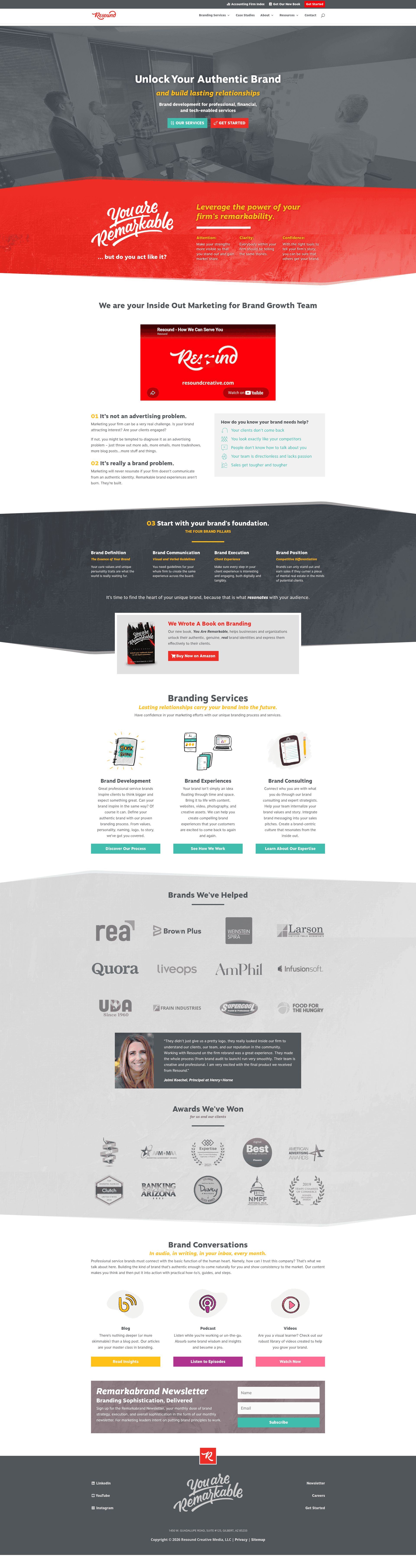 Resound website screenshot