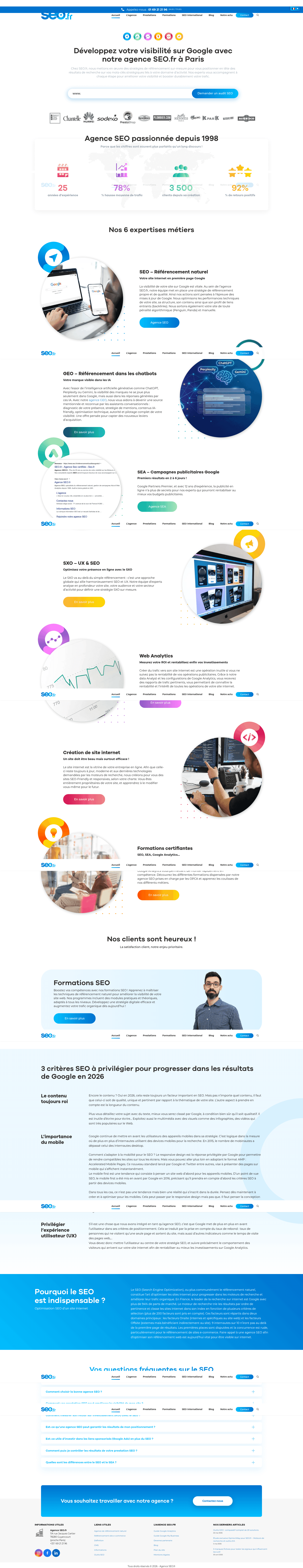 SEO FR website screenshot