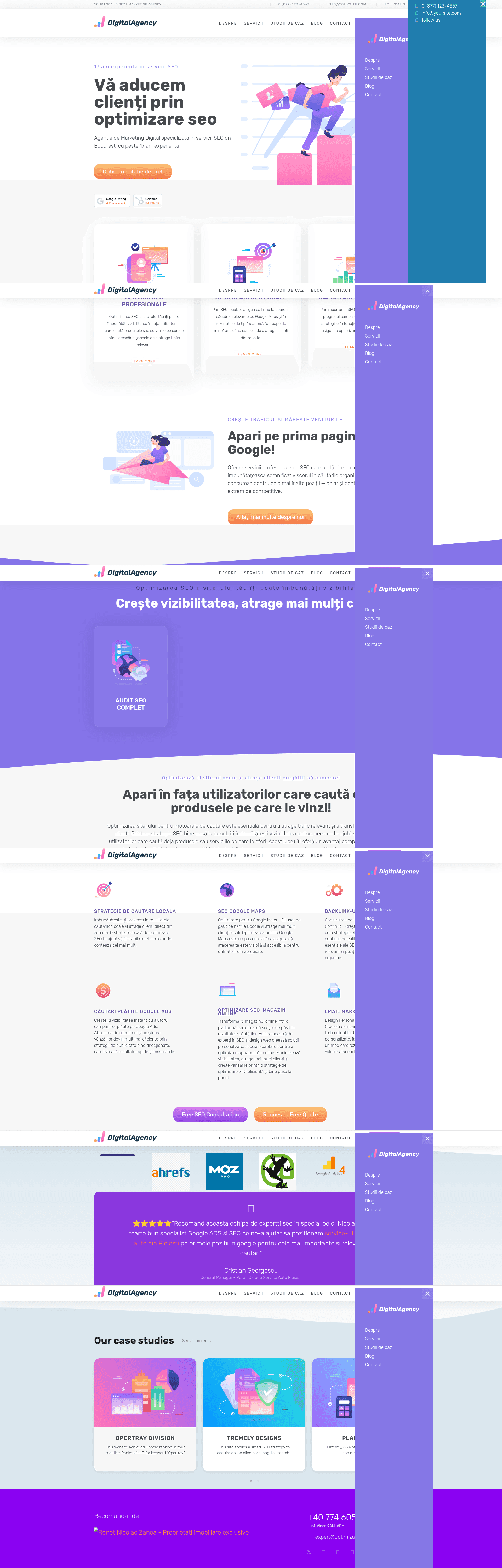 SEO Ro website screenshot