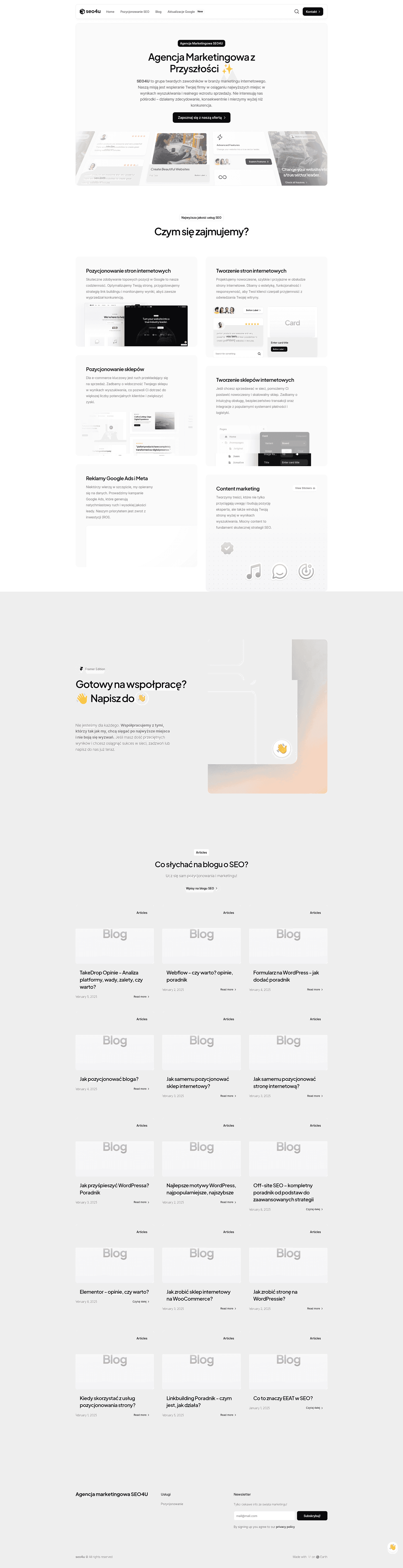 Seo4u website screenshot